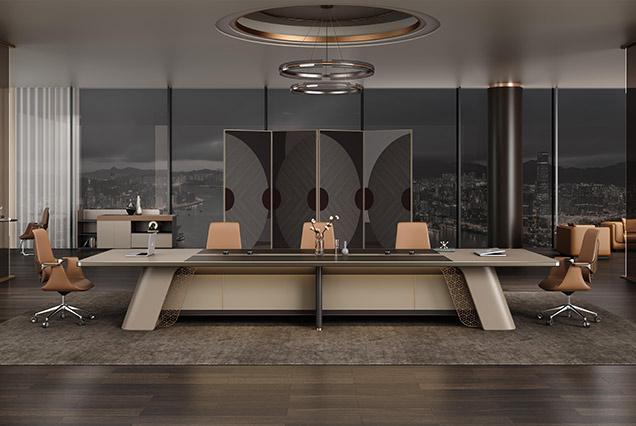 簡約現(xiàn)代會(huì)議(yì)桌-4