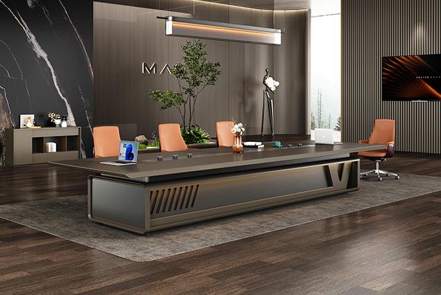 簡約現(xiàn)代會(huì)議(yì)桌-3